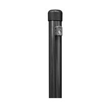 Alberts® Zaunpf,zinkp.anthrazit-metall.,Kst.b,Länge2000mm,Pfostenst.⌀38mm,Geflechth1500mm 613143