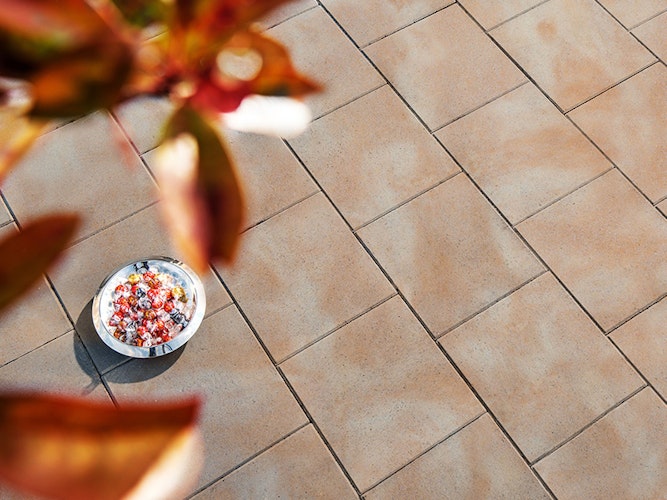 Diephaus Terrassenplatte RUSTICA fein gestrahlt