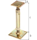 Vorschaubild Alberts® Pfostenträger höhenverstellbar 150-190mm
