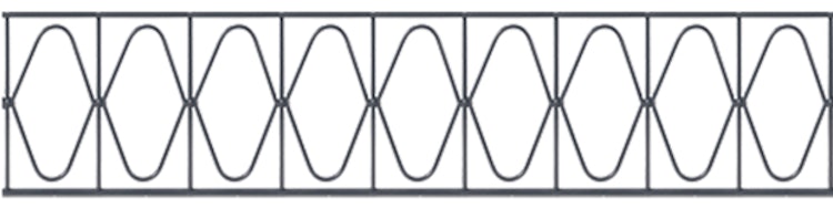 Alberts® Dekorelement Design Eleganz, verzinkt, anthrazit RAL 7016,BxH 2000 x 200 mm 665203