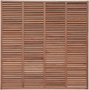 Vorschaubild T&J CLAUSA-Rankgitter Keruing, 180 x 180 cm, Rahmen 40/40 mm, Leisten 12/54 mm, blickdicht