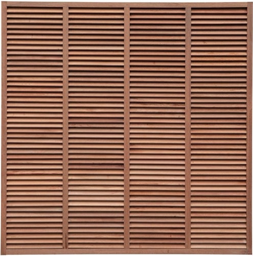 T&J CLAUSA-Rankgitter Keruing, 180 x 180 cm, Rahmen 40/40 mm, Leisten 12/54 mm, blickdicht