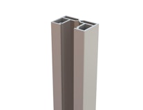 Handmuster OSMO Wandanschlusspfosten Aluminium Handmuster OSMO Wandanschlusspfosten AluminiumZubehörbild