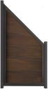 Vorschaubild GroJa Viento Designzaun Typ Schräg 90x180/90 mit Rahmen Anthrazit