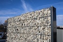Vorschaubild Kraus Gabionen Pfostenset - Seitenelemente - zum Einbetonieren 100mm - Anthrazit - 1540 mm