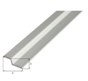 Vorschaubild Alberts® Griffprofil, abgewinkelt, Alu, 40x13mm, Länge 2m