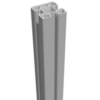 GroJa Lumino Stecksystem Pfosten zum Einbetonieren Anthrazit 7 x 7 x 300 cm - Auslaufartikel