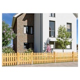 T&J SUNLINE-Serie Vorgartenzaun, 180 x 85 cm, pinienfarbig lasiert, Staketen 16/90 mm, Riegel 22/70 mm T&J SUNLINE-Serie Vorgartenzaun, 180 x 85 cm, pinienfarbig lasiert, Staketen 16/90 mm, Riegel 22/70 mmZubehörbild