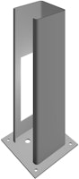 T&J ELDORADO-Line Pfostenanker, 16,5 x 16,5 x 40 cm, zum Aufdübeln