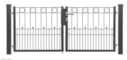 dz Flügeltor VARIO Residenz exclusiv LONDON Doppeltor