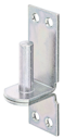Vorschaubild Alberts® Kloben auf Platte,galv.gelb verz.,Dorn ⌀13 mm,Abstand 11 mm,Platte HxB100x35 mm 311230