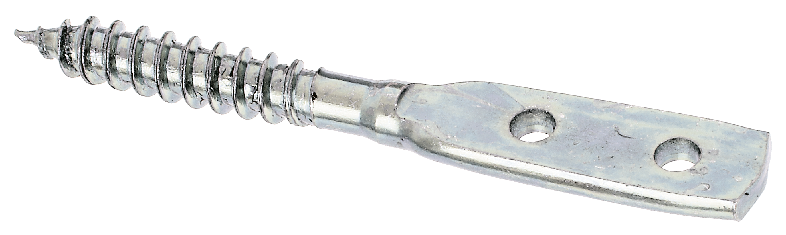 Alberts® Flechtzaunhalter, Blattschrauben-Form, galvanisch verzinkt dickschichtpassiviert, LxB 80x12 mm 213473