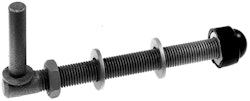Alberts® Kloben z.Durchschrauben,ein Paar,feuerverz.,Dornst.⌀13mm,Länge 160mm,Gew.M12 