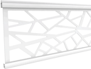 Vorschaubild T&J ECOSTECK-Gitterfüllung Design SILBER, 20 x 280 x 1800 mm Aluminium hell eloxiert