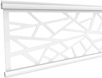 T&J ECOSTECK-Gitterfüllung Design SILBER, 20 x 280 x 1800 mm Aluminium hell eloxiert T&J ECOSTECK-Gitterfüllung Design SILBER, 20 x 280 x 1800 mm Aluminium hell eloxiertZubehörbild