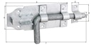 Vorschaubild Alberts® Bolzenriegel 160 x 70 mm