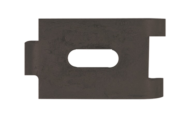 Alberts® Befestigungslasche für Doppelstab-Gittermatten, feuerverzinkt, anthr. RAL 7016 673413