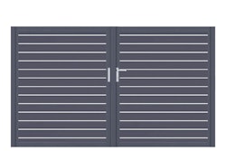 dz VIDUAL Swing Doppeltor Line 100 x 20 mm Rechteckprofil  Distanz 10 mm symmetrisch