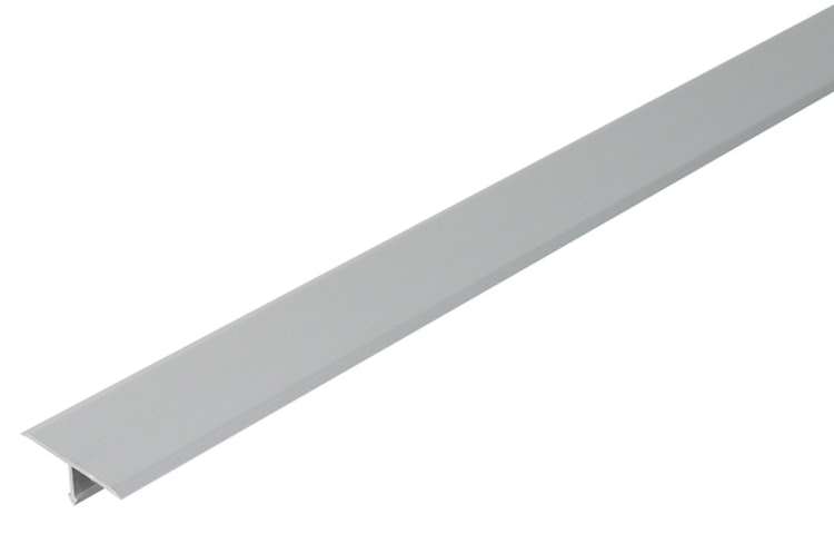 Alberts® T-Abdeckprofil, Alu silber elox.,LxBxH 1000x15x9mm 477103
