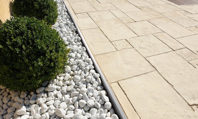 WESERWABEN® Abschlussleiste für Gartenprofil - Edelstahl