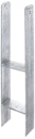 Vorschaubild Alberts® H-Pfostenträger 300x60x5mm für verschiedene Pfostenstärken