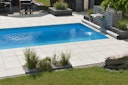 Vorschaubild WESERWABEN® Terrassenplatte Aquitaine  Betonweiß 49,5 x 49,5 x 3,2 cm