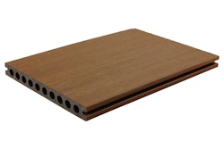 HANDMUSTER Fiberdeck Terrassendiele Premium RHK Teak
