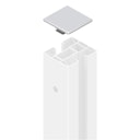 Vorschaubild TraumGarten Ersatzteil: SYSTEM Klemmpfostenkappe groß, silber