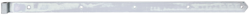 Alberts® Ladenband, gerade, Abschluss abgerundet, galvanisch verzinkt dickschichtpassiviert., LxB1000x45 mm, Rolle ⌀16 mm 