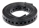 Vorschaubild Alberts® Lochband schwarz kunststoffbeschichtet Breite 20 mm Länge 1,5 m