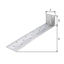 Vorschaubild Alberts® Flachstahl-Betonanker zum Einbetonieren  205x40x40 mm