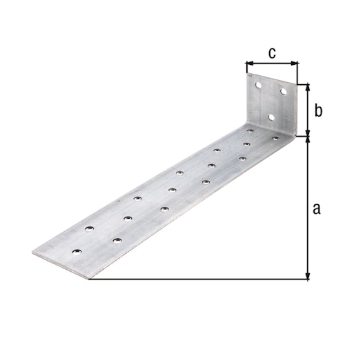 Alberts® Flachstahl-Betonanker zum Einbetonieren  205x40x40 mm