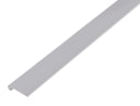 Vorschaubild Alberts® Abschlussprofil, rund, ALU, silber eloxiert, LxBxHxS 1000x26x6x1,3mm 470524