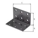 Vorschaubild Alberts DURAVIS® Lochplattenwinkel 40x40x60mm