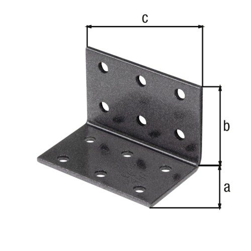 Alberts DURAVIS® Lochplattenwinkel 40x40x60mm