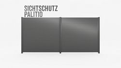 Alberts® Alu Sichtschutz Palitio als Set, Profilhöhe 150 mm, zum Einbetonieren