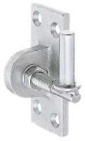 Alberts® Kloben zum Anschrauben, verstellbar, galvanisch verzinkt dickschichtpassiviert.Dorn⌀13mm,Platte BxH45x105mm,Gewinde:M12 318239