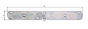 Vorschaubild Alberts® Kistenband, galvanisch verzinkt dickschichtpassiviert, LxB 300x40x2,5 mm 315740