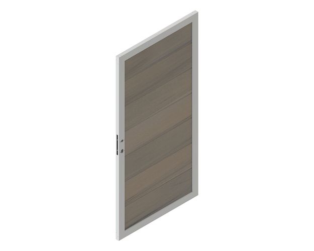 OSMO Multi-Fence Co-Extrusion Tor Aluminium 89x178 cm