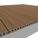 Vorschaubild NewTechWood Gigangte WPC-Terrassendiele Hohlkammer Teak  23 x 210 mm