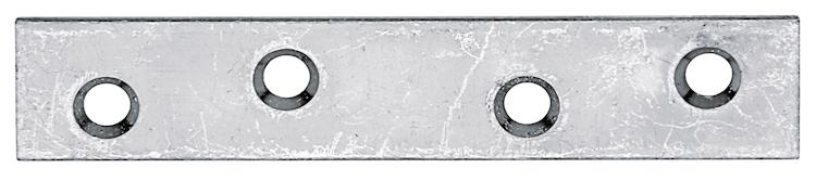 Alberts® Flachverbinder, sendzimirverzinkt, LxB 80x15 mm 339265