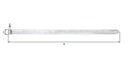 Vorschaubild Alberts® Ladenband, gerade, Abschluss abgerundet, galvanisch verzinkt, dickschichtpassiviert, LxB1382x60 mm, Rolle ⌀20 mm 312497