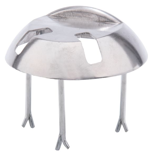 Alberts® Auflaufstütze Aluguss mit Langlöchern Durchmesser 205 mm Höhe 65 mm 