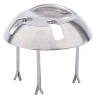 Alberts® Auflaufstütze Aluguss mit Langlöchern Durchmesser 205 mm Höhe 65 mm 