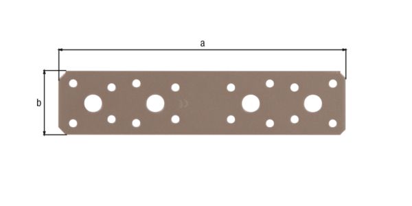 Alberts® DURAVIS® Flachverbinder 180x40x3mm