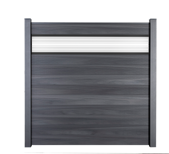 GroJa Solid Stecksystem Bausatz Quadratisch inkl. Glas-Designeinsatz 30cm