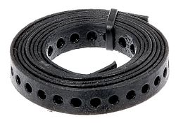 Alberts® Lochband schwarz kunststoffbeschichtet Breite 17 mm Länge 1,5 m