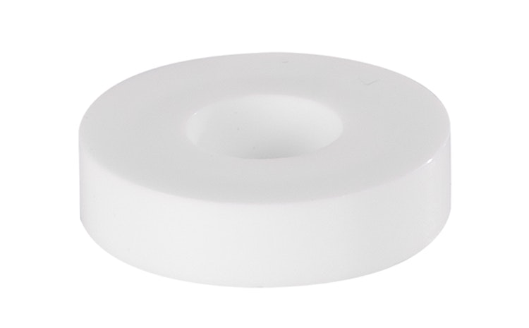 Alberts® Distanzhülse,KST weiß,Außen ⌀20 mm,Höhe 5 mm,Innen ⌀8,5 mm,verpackt à 20 St. 