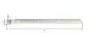 Vorschaubild Alberts® Ladenband gekröpft 704x45 mm ⌀16 mm Edelstahl