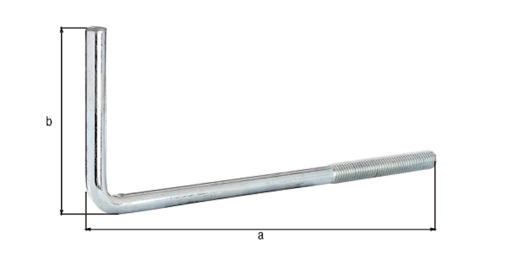 Alberts® Zaunriegelhalter galv. blau verzinkt zum Durchschrauben LxH 190x110 mm 